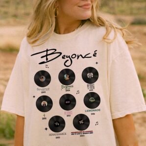 Beyonc Album Style Music Disc Shirt