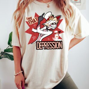 Lucifer Morning Star Take That Depression Hazbin Hotel shirt, Hazbi!n Hotel Movie shirt, Lucifer Morning shirt