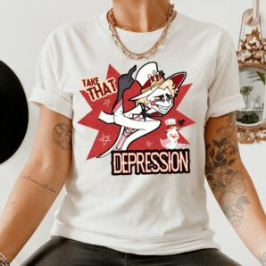 Lucifer Morning Star Take That Depression Hazbin Hotel shirt, Hazbi!n Hotel Movie shirt, Lucifer Morning shirt