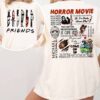 Horror Characters Friends Halloween Movie One Side Shirt Sweatshirt Hoodie, Halloween Day Shirt