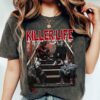 Thug Life Horror Characters Friends Halloween Movie Shirt Sweatshirt Hoodie, Michael Myers, Pin Head, Leather Face Shirt, Halloween Day Shirt