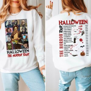 The Horror Tour Halloween Shirt, The Characters Friends Halloween Movie Shirt, Halloween Day Shirt