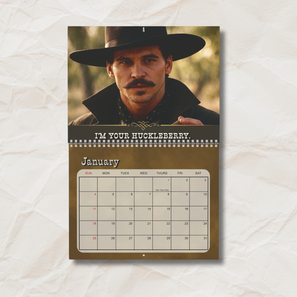 Doc Holiday 2026 Calendar