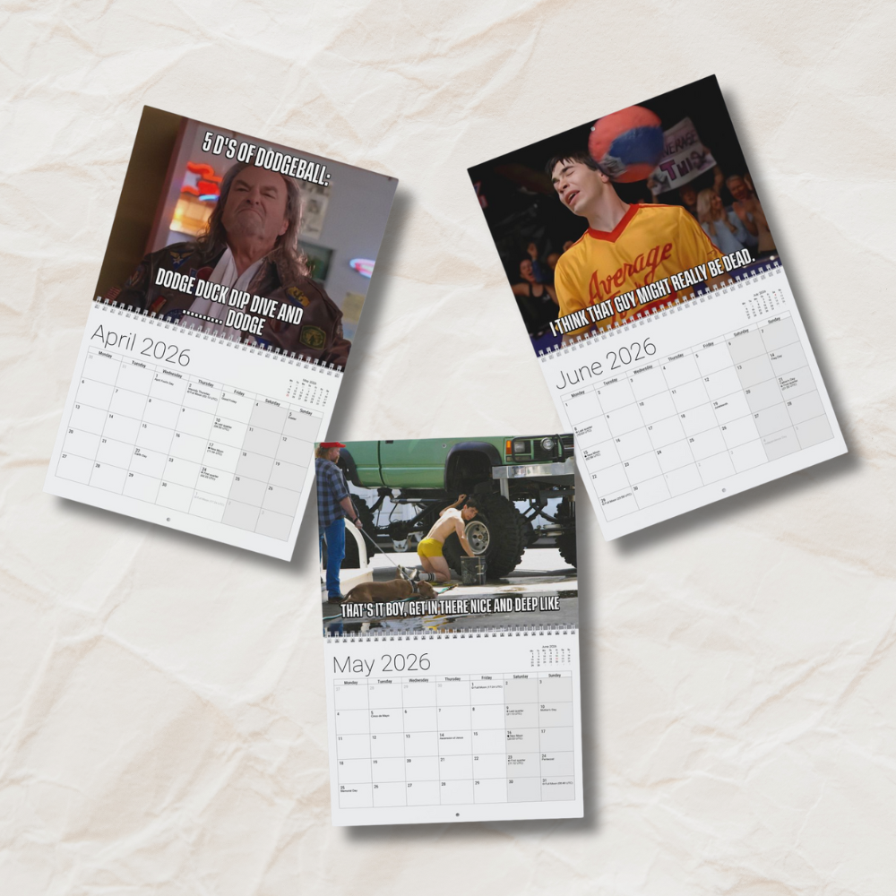 DodgeBall Movie 2026 Calendar - Image 4