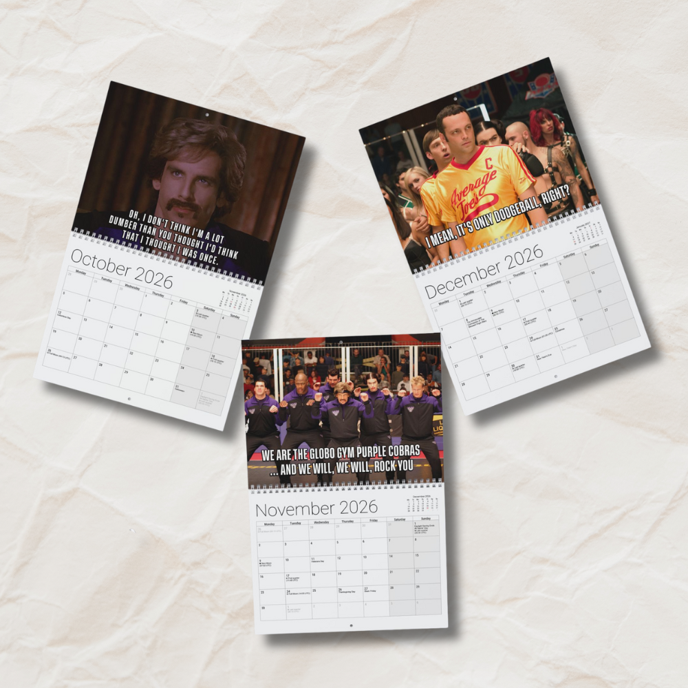 DodgeBall Movie 2026 Calendar - Image 6