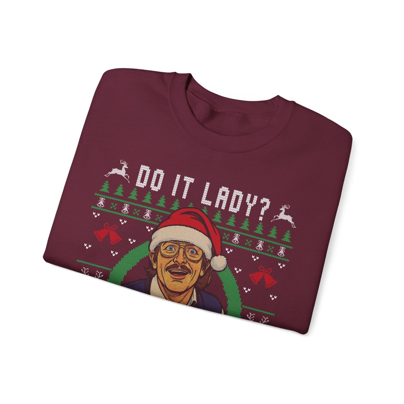 Do It Lady Merry Chit - Mas Ugly Christmas Sweatshirt - Image 3