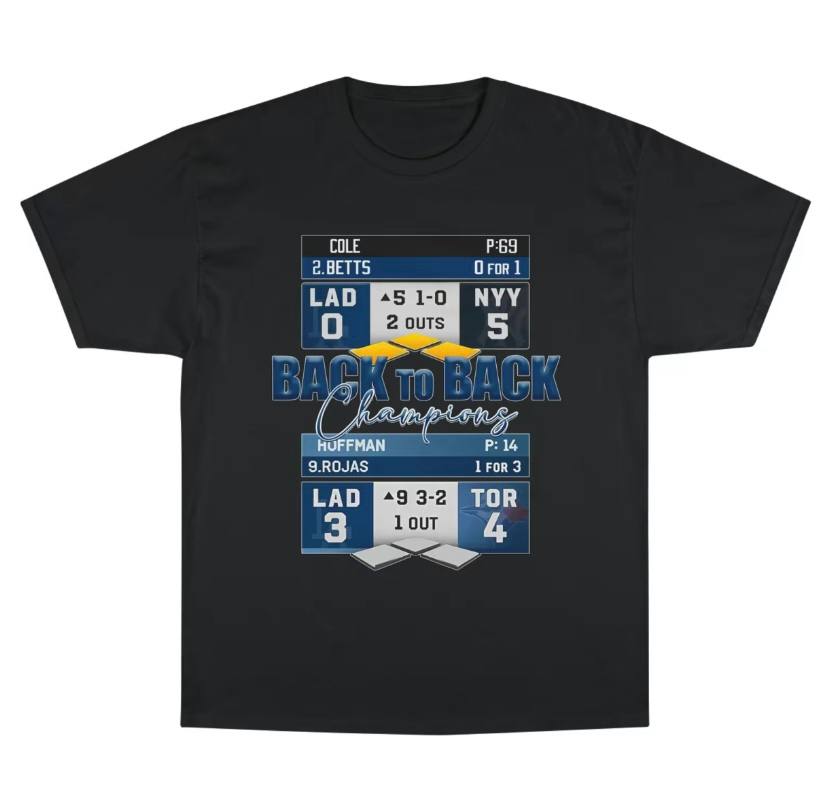 Back 2 Back Championship Unisex Shirt - Image 3