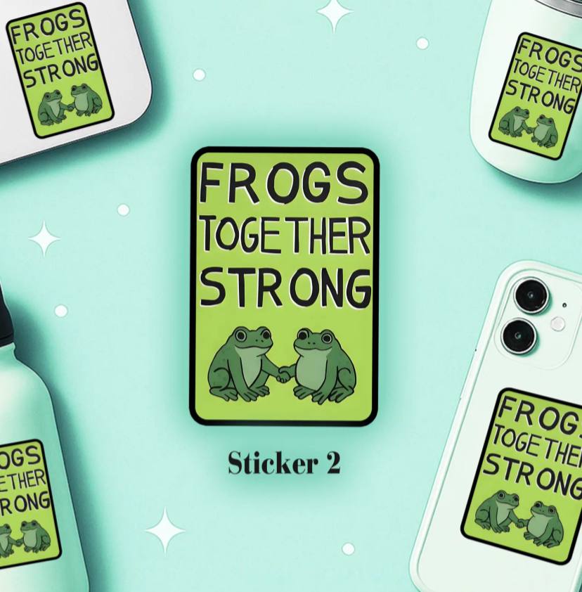 Portland Frog Sticker - Image 3