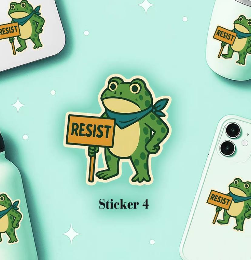 Portland Frog Sticker - Image 6