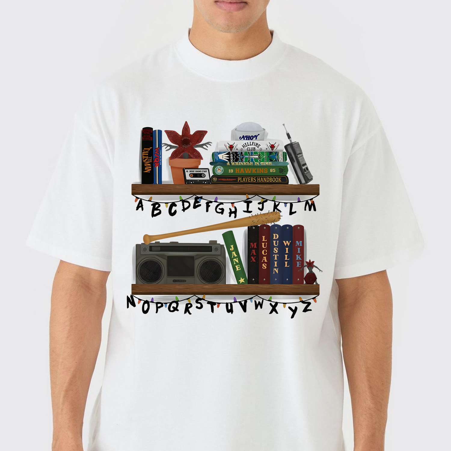 Hawkins Book Shelf Shirt