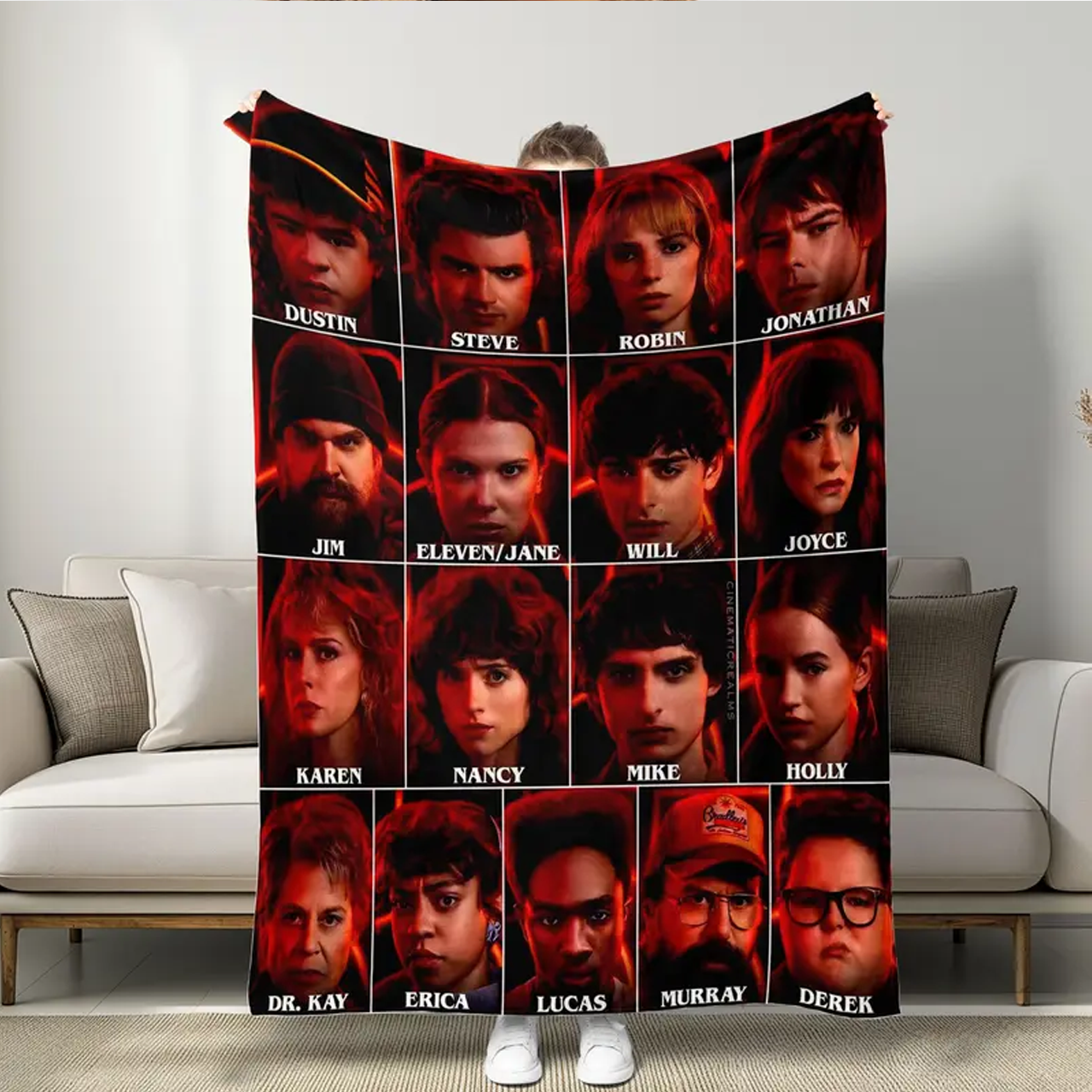 Stranger Full Character Blanket