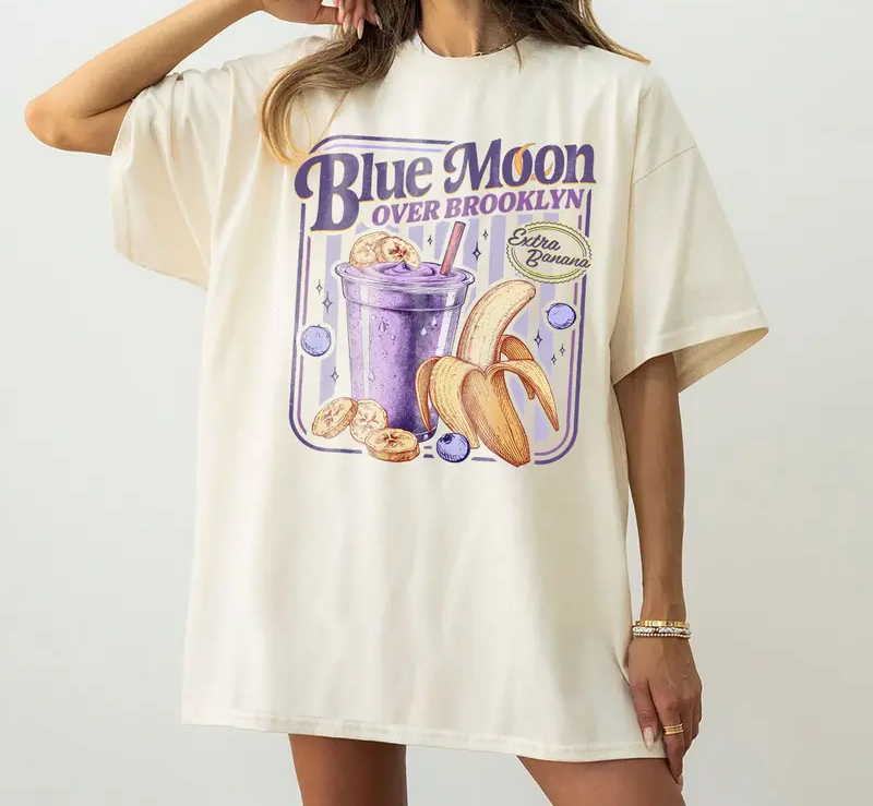 Vintage Blue Moon Over Brooklyn HT Shirt