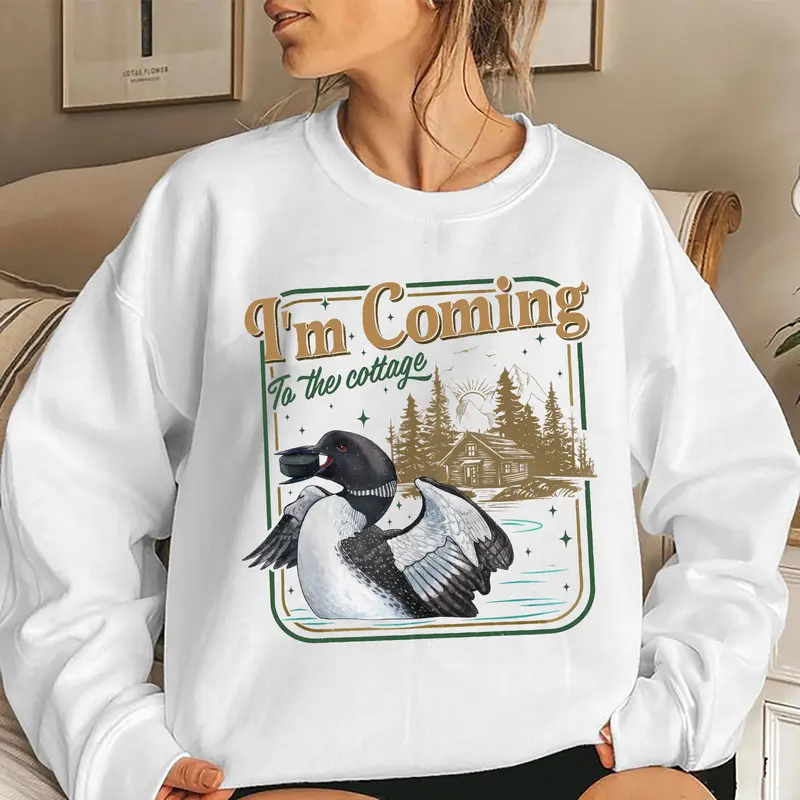 Retro I'm Coming To The Cottage HT Shirt