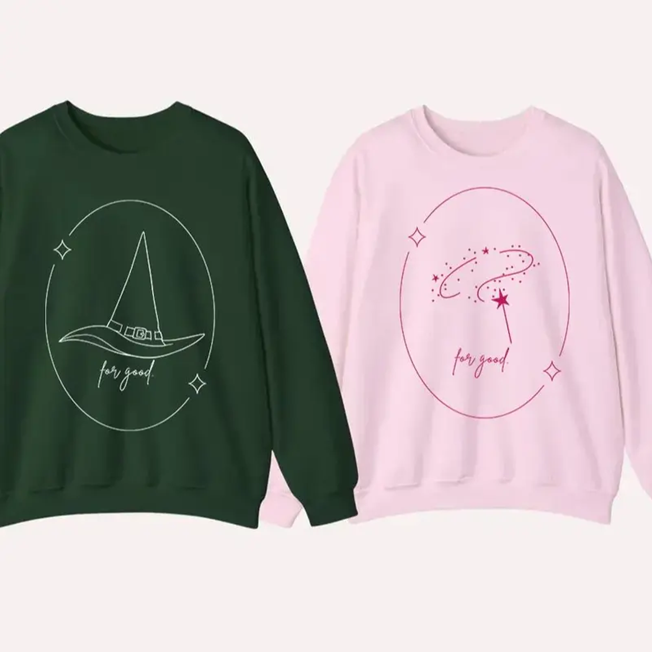 Elphaba and Glinda Bestie Wicked Matching Shirt