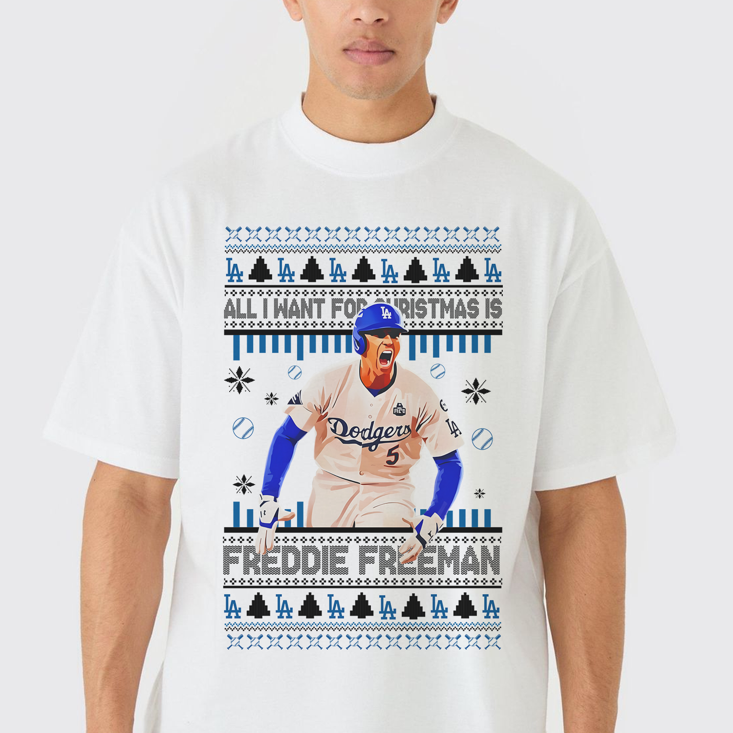 Freedie Christmas Unisex Shirt - Image 3