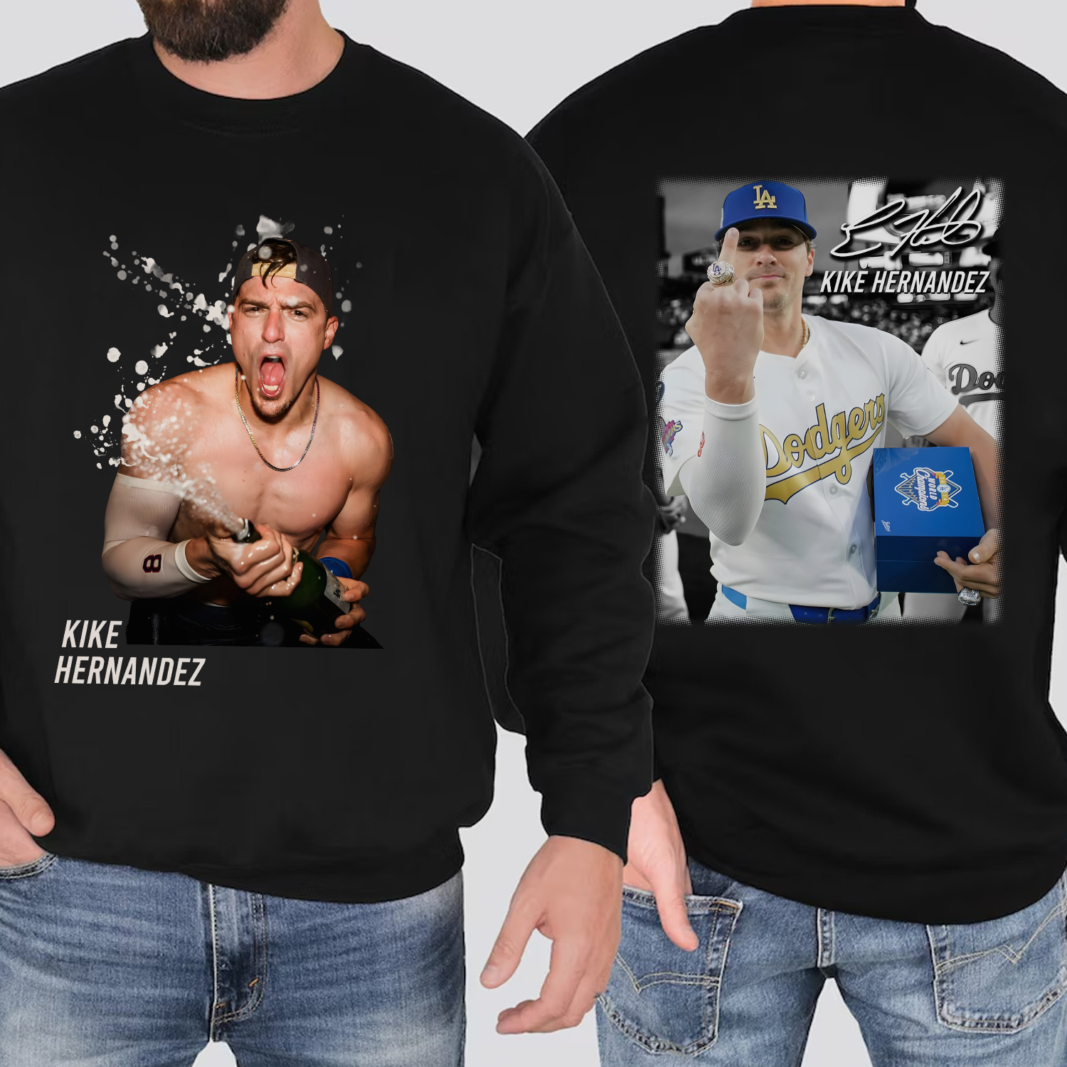 Kike Hernandez 2 Sides Unisex Shirt - Image 3