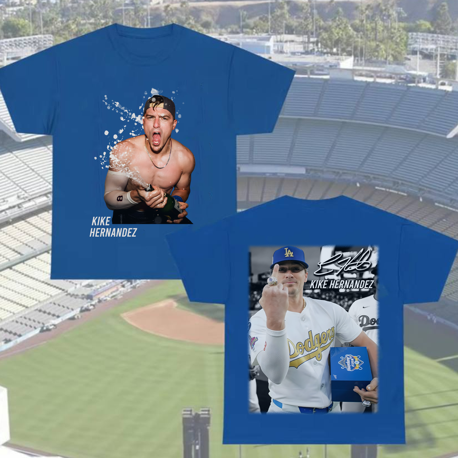 Kike Hernandez 2 Sides Unisex Shirt - Image 2