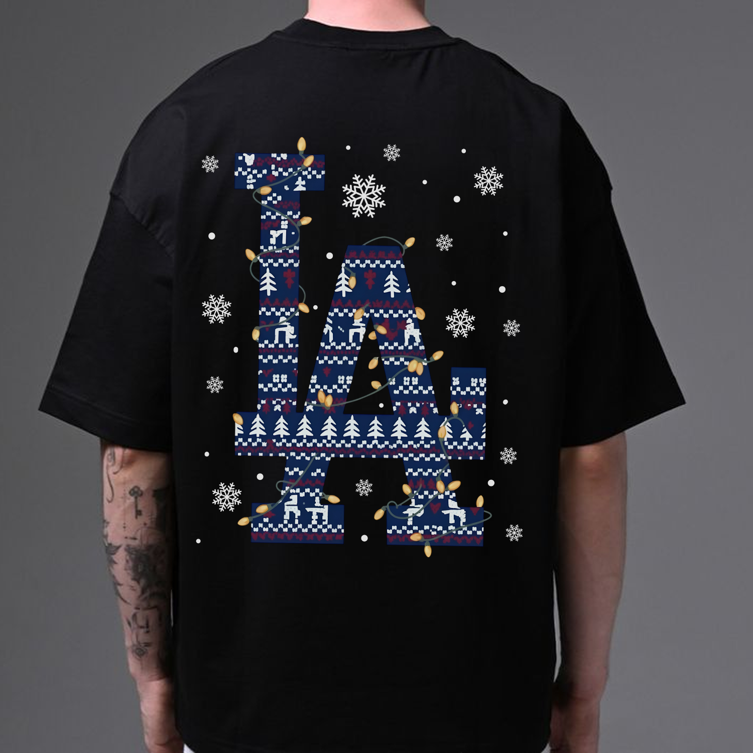 Back To Back Christmas Unisex Shirt - Image 3