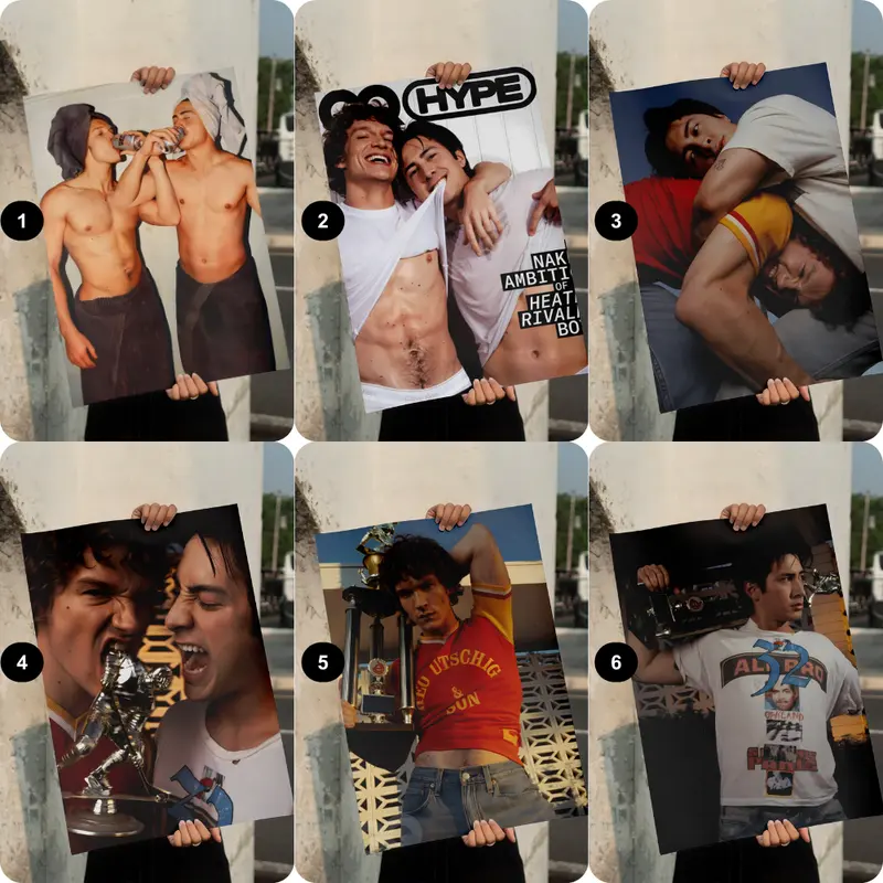 HT Hollanov Hockey Romance Graphic Poster