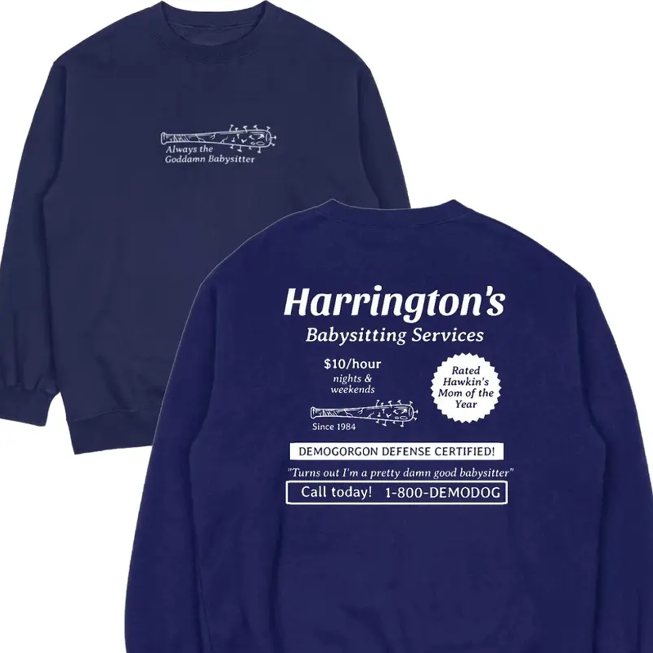 Harrington's Babysitting Services 2 Sides Unisex Shirt
