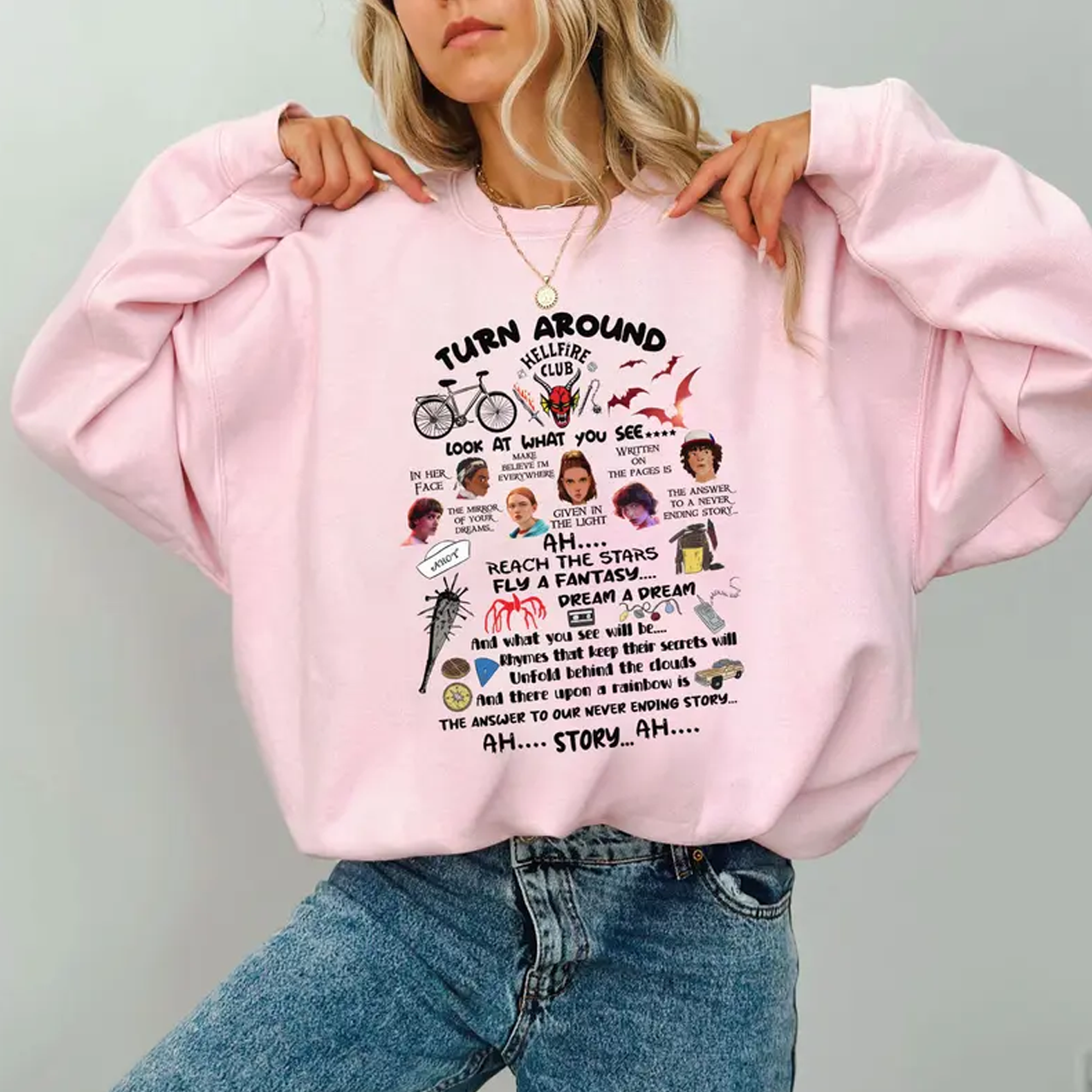 Turn Around Never Ending Story ST Unisex Shirt