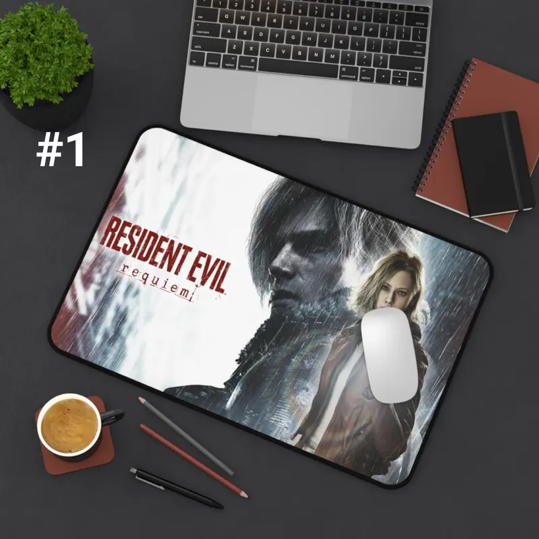 Resident E Leon S. Kennedy Gaming Desk Mat