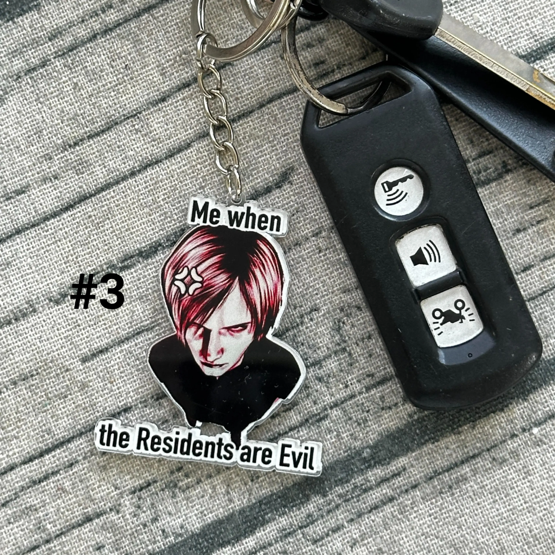 Leon kennedy RE9 Key Rings - Image 4
