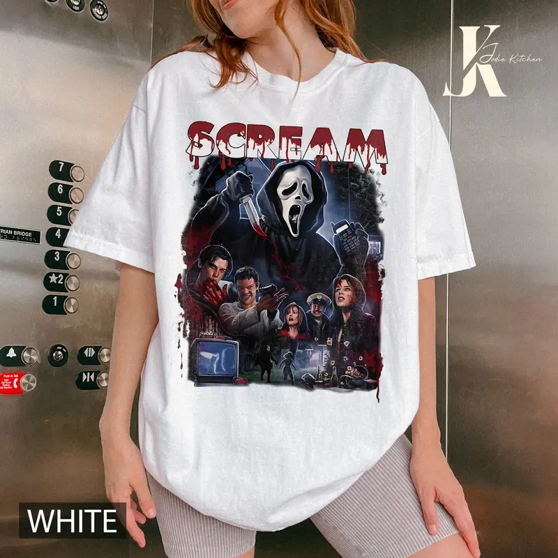 Vintage Halloween Scream Horror Shirt