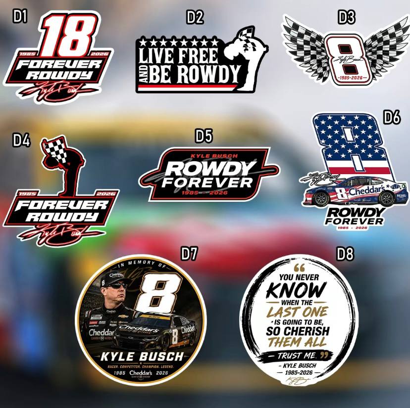 RIP Kyle Buschh 18 Sticker