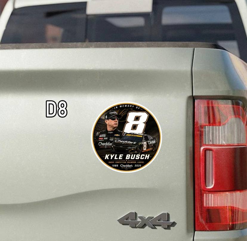 RIP Kyle Buschh 18 Sticker - Image 8