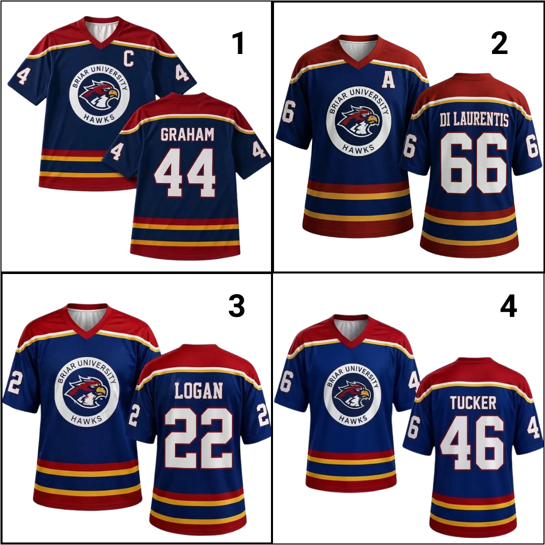 Hockey Romance Inspired Football Jersey