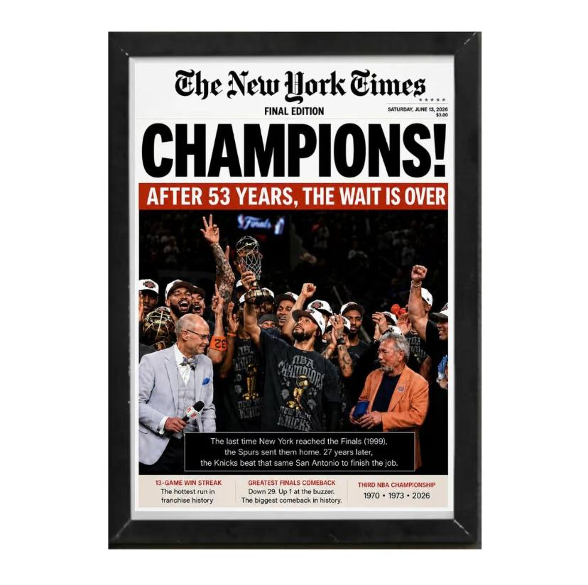Knickss NYC Champions Wall Art Poster - Image 3
