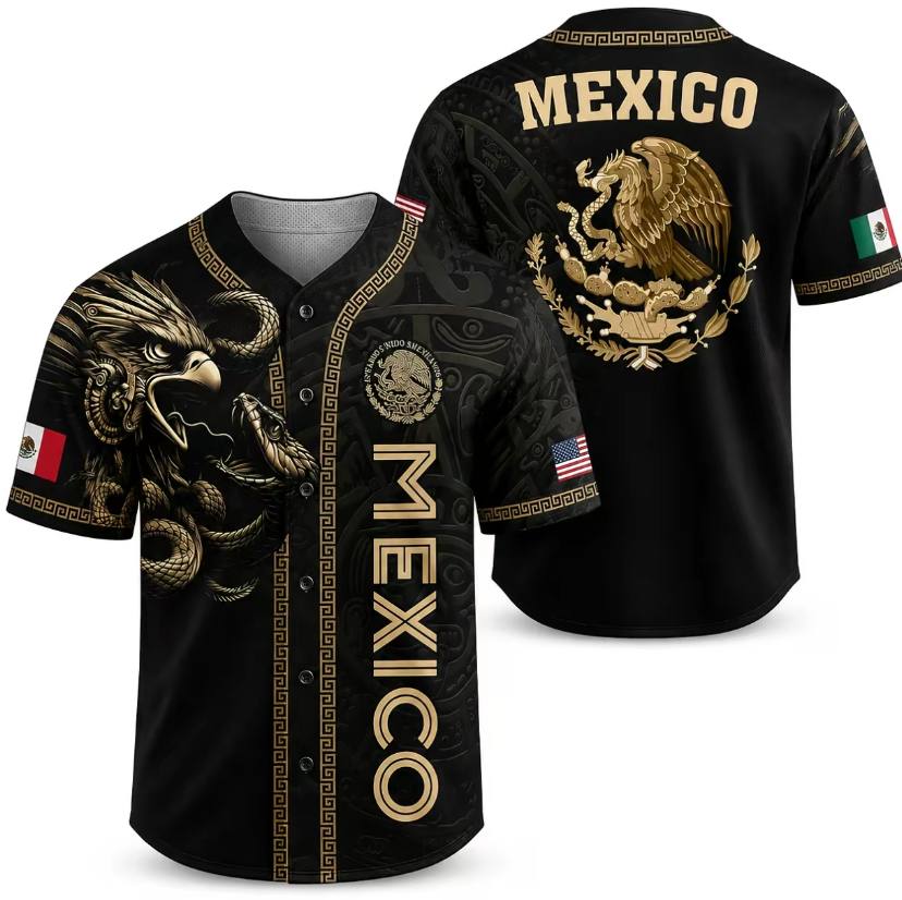 Black Mexico Football Jersey