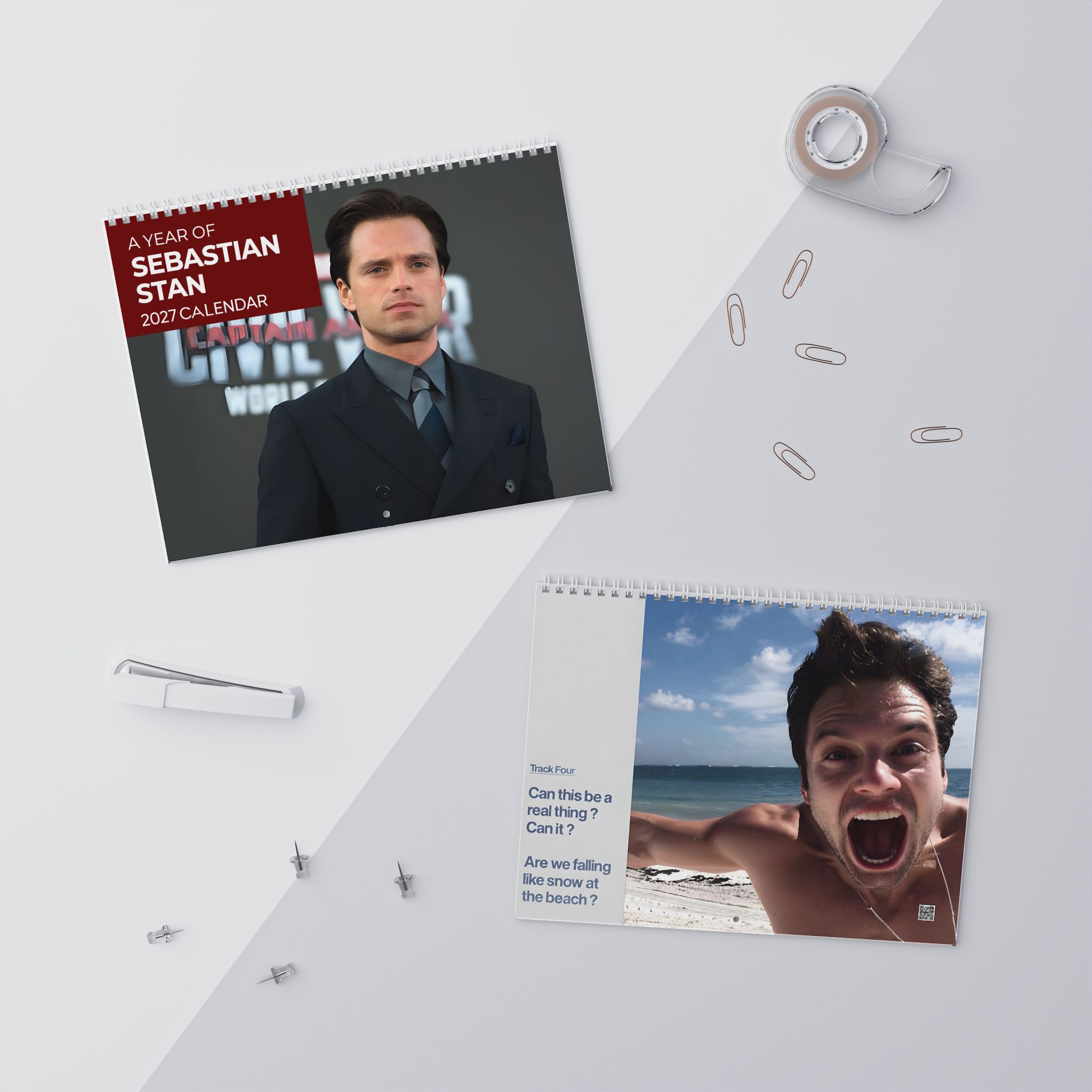 Sebastian Stan 2027 Calendar