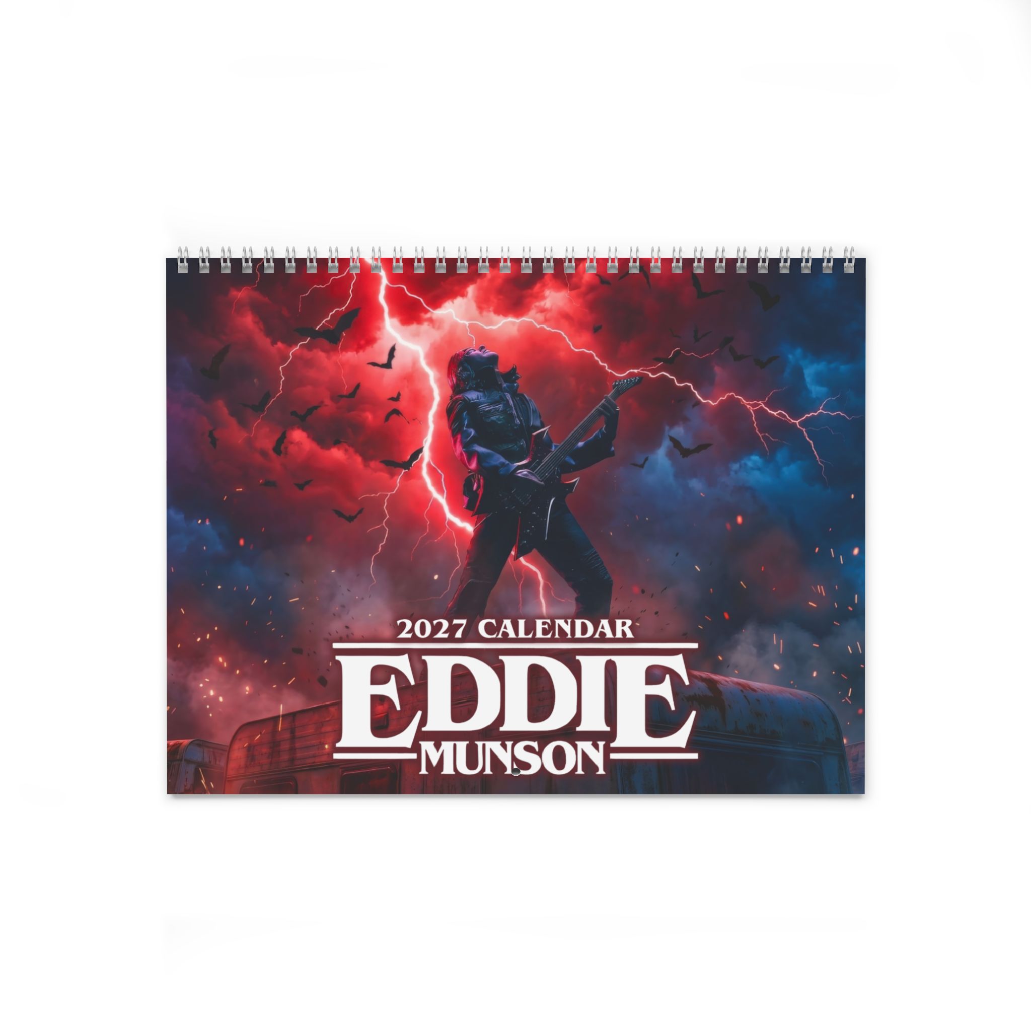 Eddie Munson 2027 Stranger Wall Calendar Ver2
