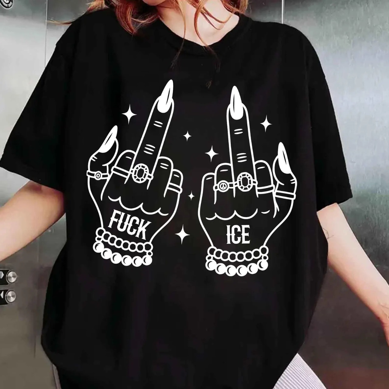 F*ck ICE Protest Graphic Shirt