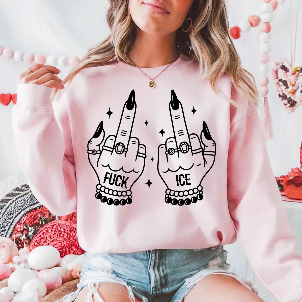F*ck ICE Protest Graphic Shirt - Image 2