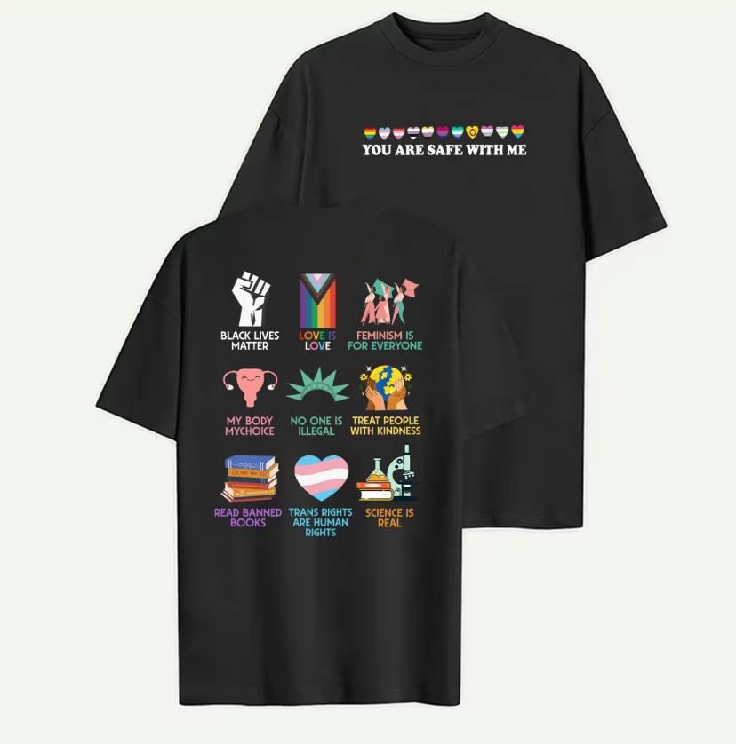 You Are Safe With Me Shirt