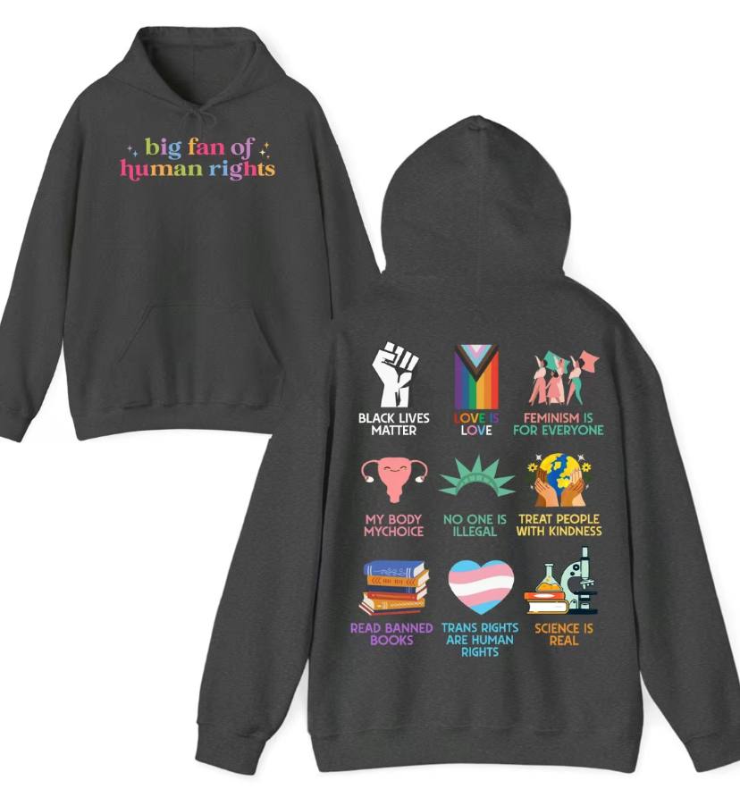 Big Fan of Human Rights Shirt - Image 3