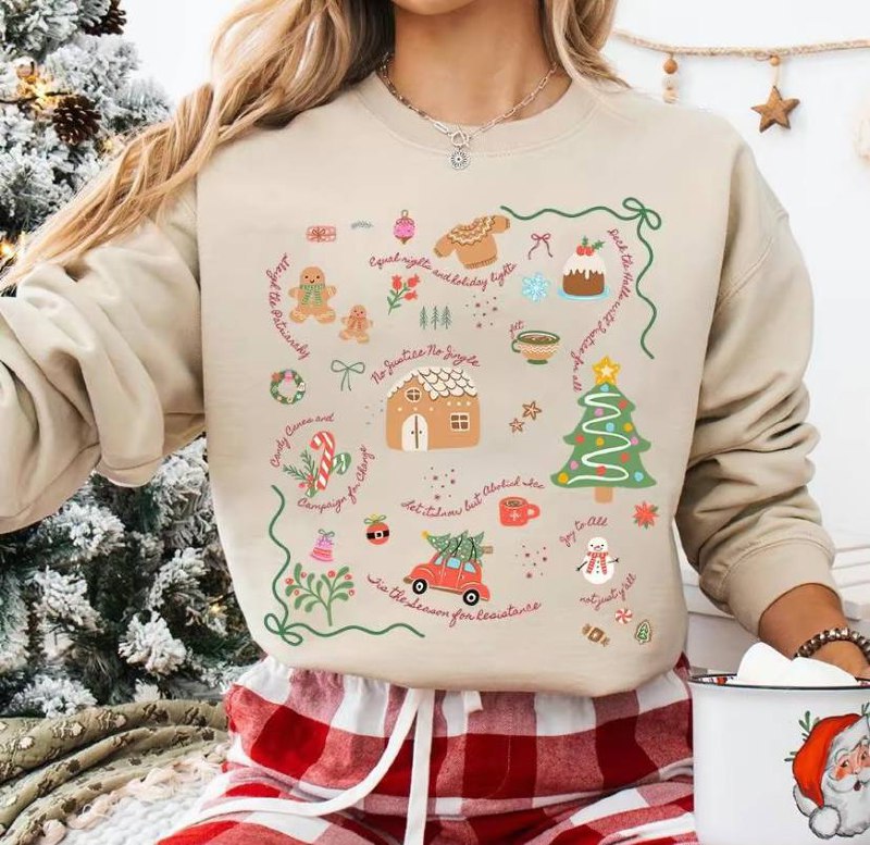 Doodle Anti Trump Christmas Shirt - Image 3