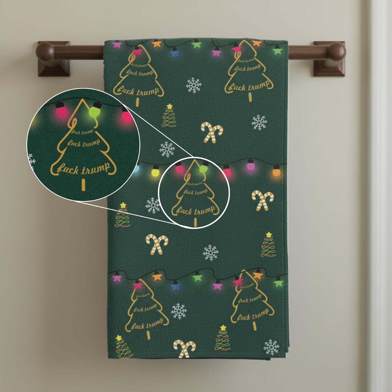 Subtle FDT Christmas Hand Towel