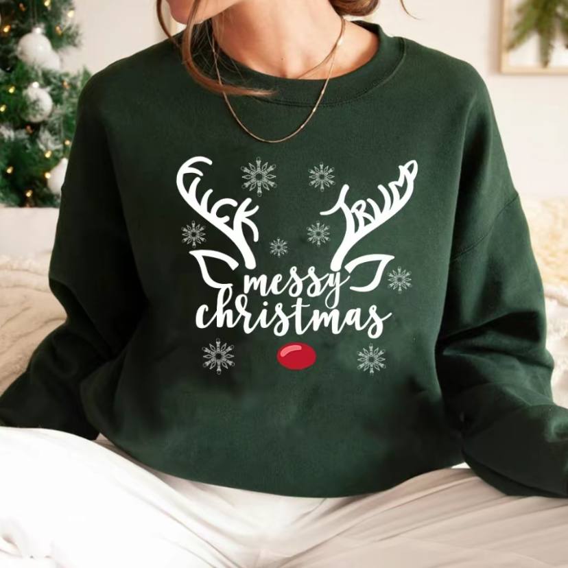 Subtle Anti Trump Messy Christmas Shirt