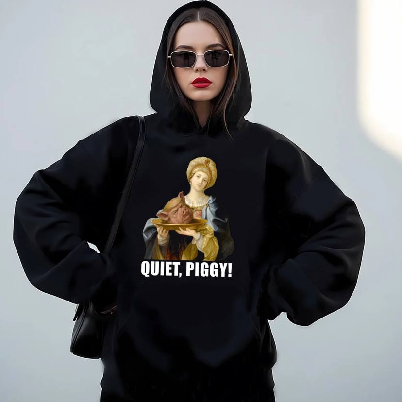 Quiet Piggy Anti Trump Shirt - Image 3