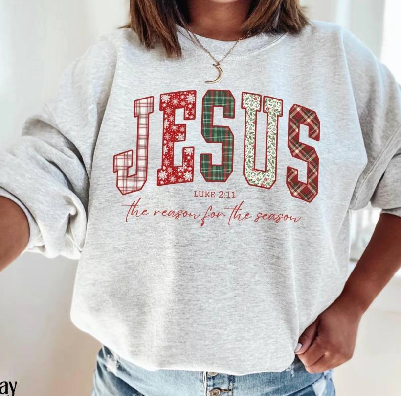 Christian Jesus Luke 2:11 Shirt - Image 2
