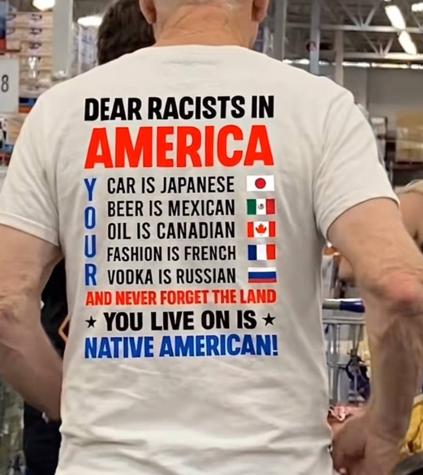 Dear Racists In America Shirt - Image 2