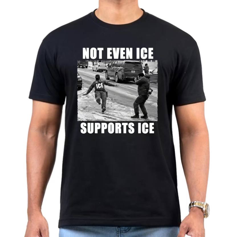 Not Even ICE Supports ICE Shirt - Image 2