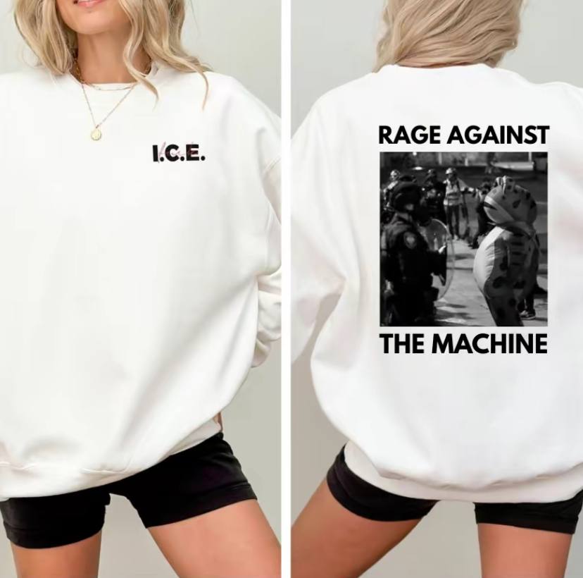 Rage Against The Machine F*ck ICE 2sided Shirt