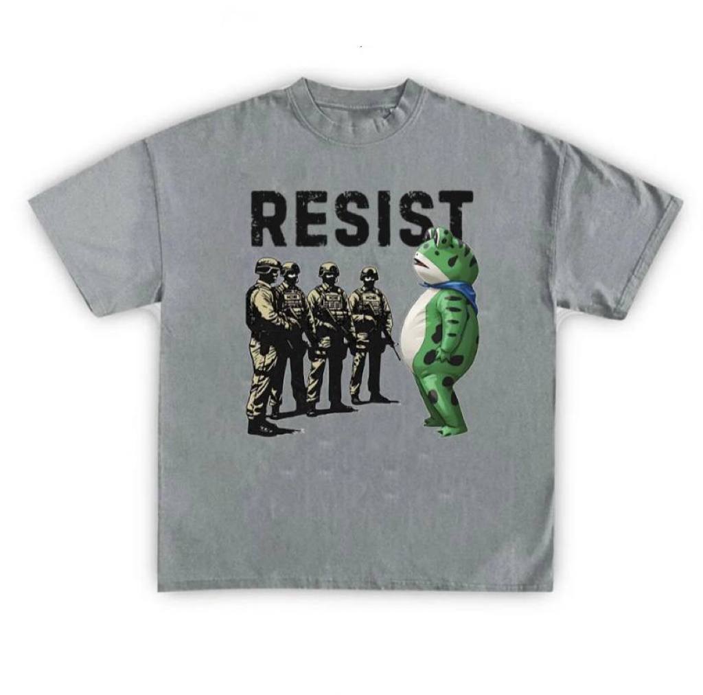 Resist Portland Frog Activist Shirt - Image 5