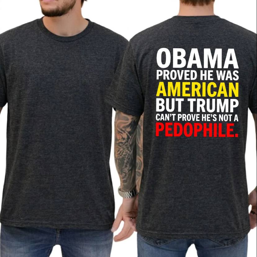 Obama Proved He Was American But Trump Shirt - Image 3
