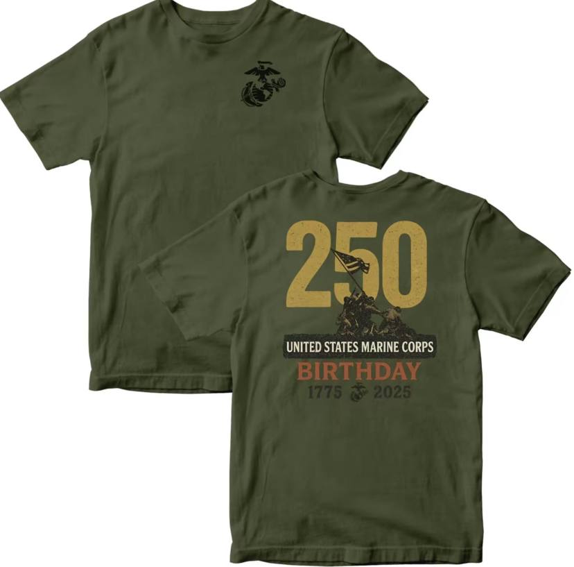 Marines 250th Birthday Shirt USMC